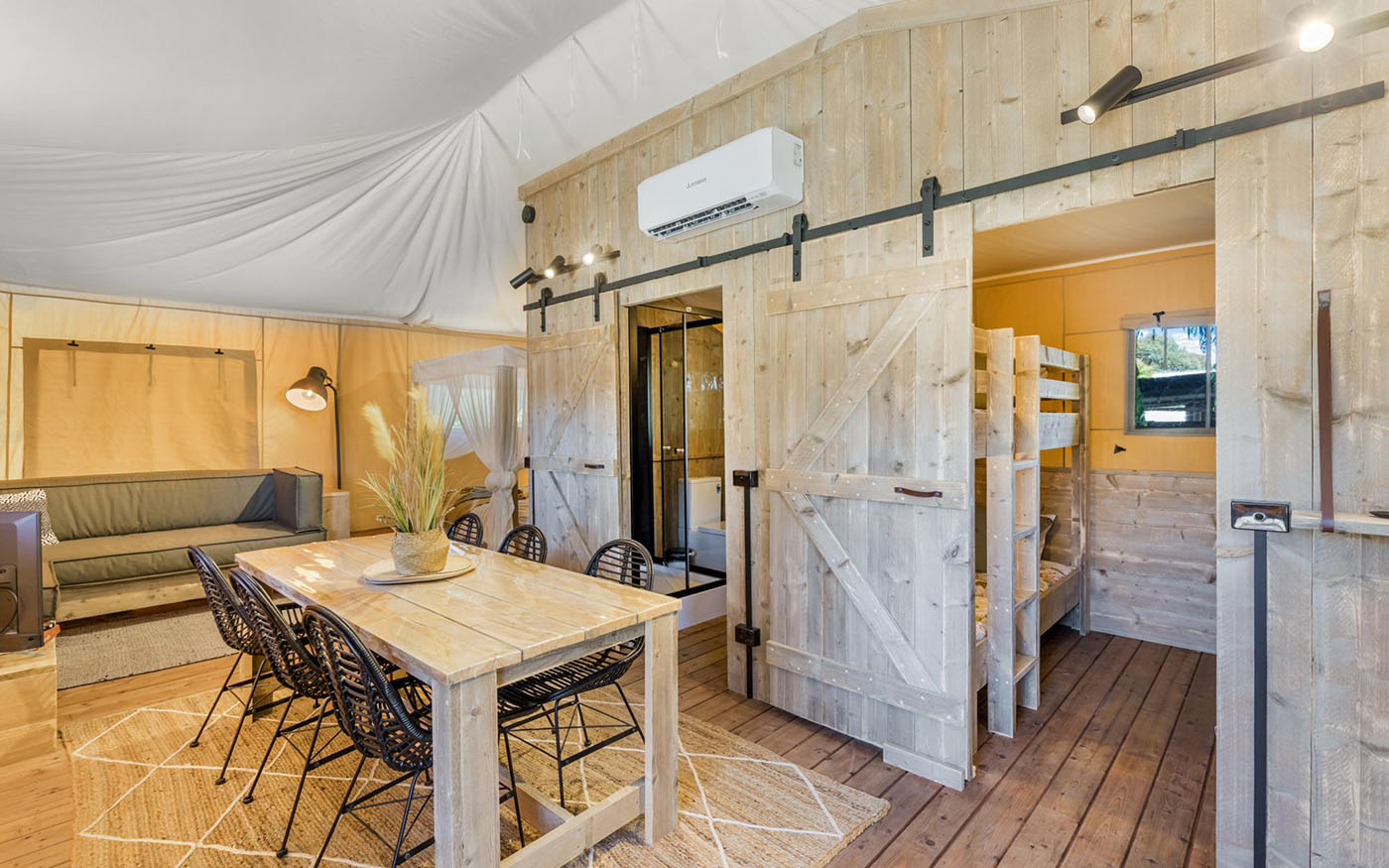 Luxury Glamping Tent Dining Table