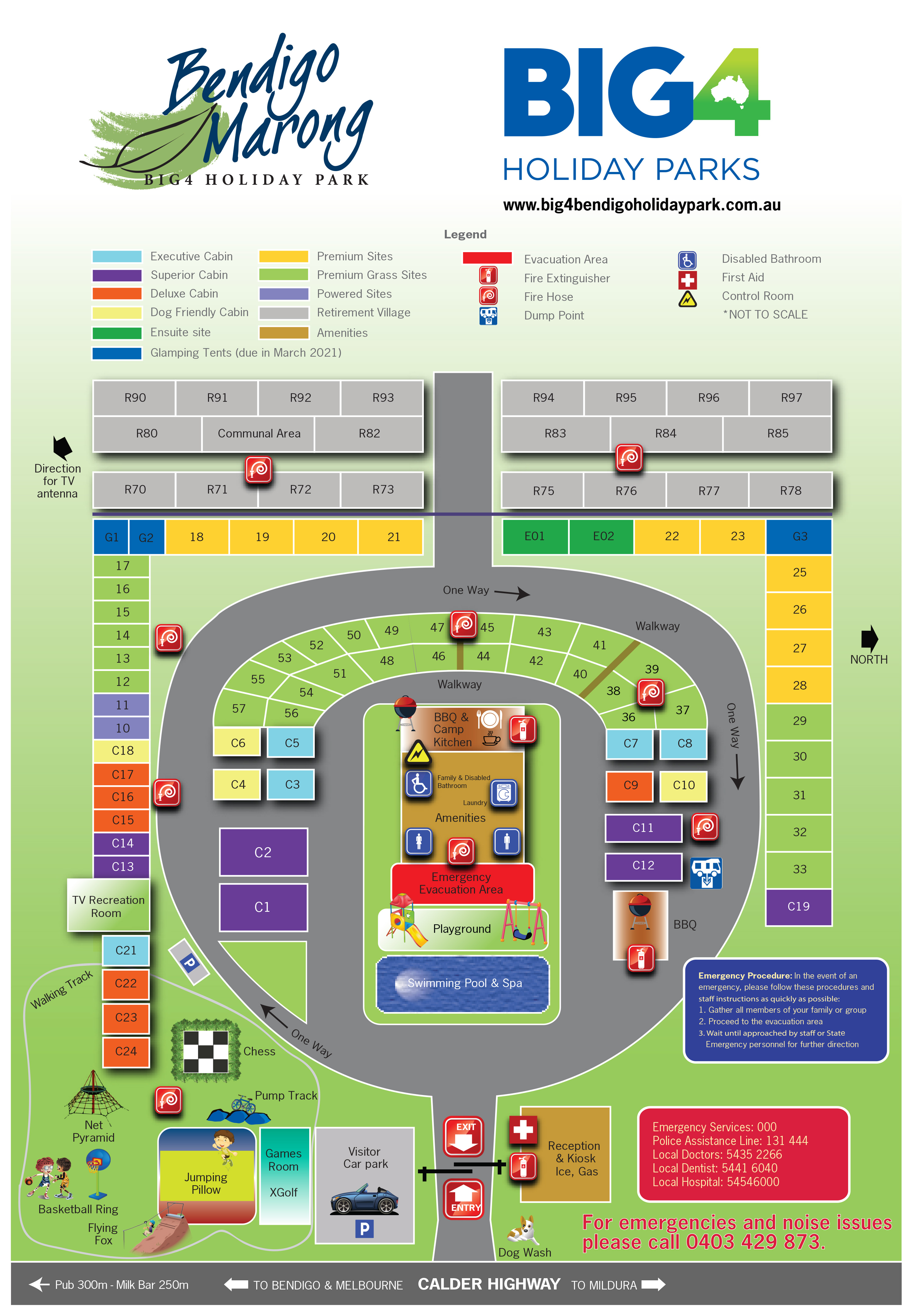 ABOUT OUR PARK BIG4 Bendigo Marong Holiday Park Marong, Victoria